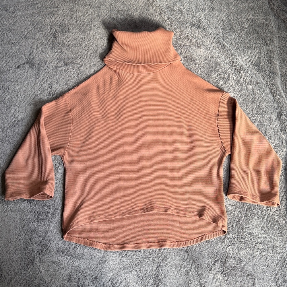 Esby Apparel Mesa Dolman Sleeve Sweater Ribbed Cotton Made in USA Small